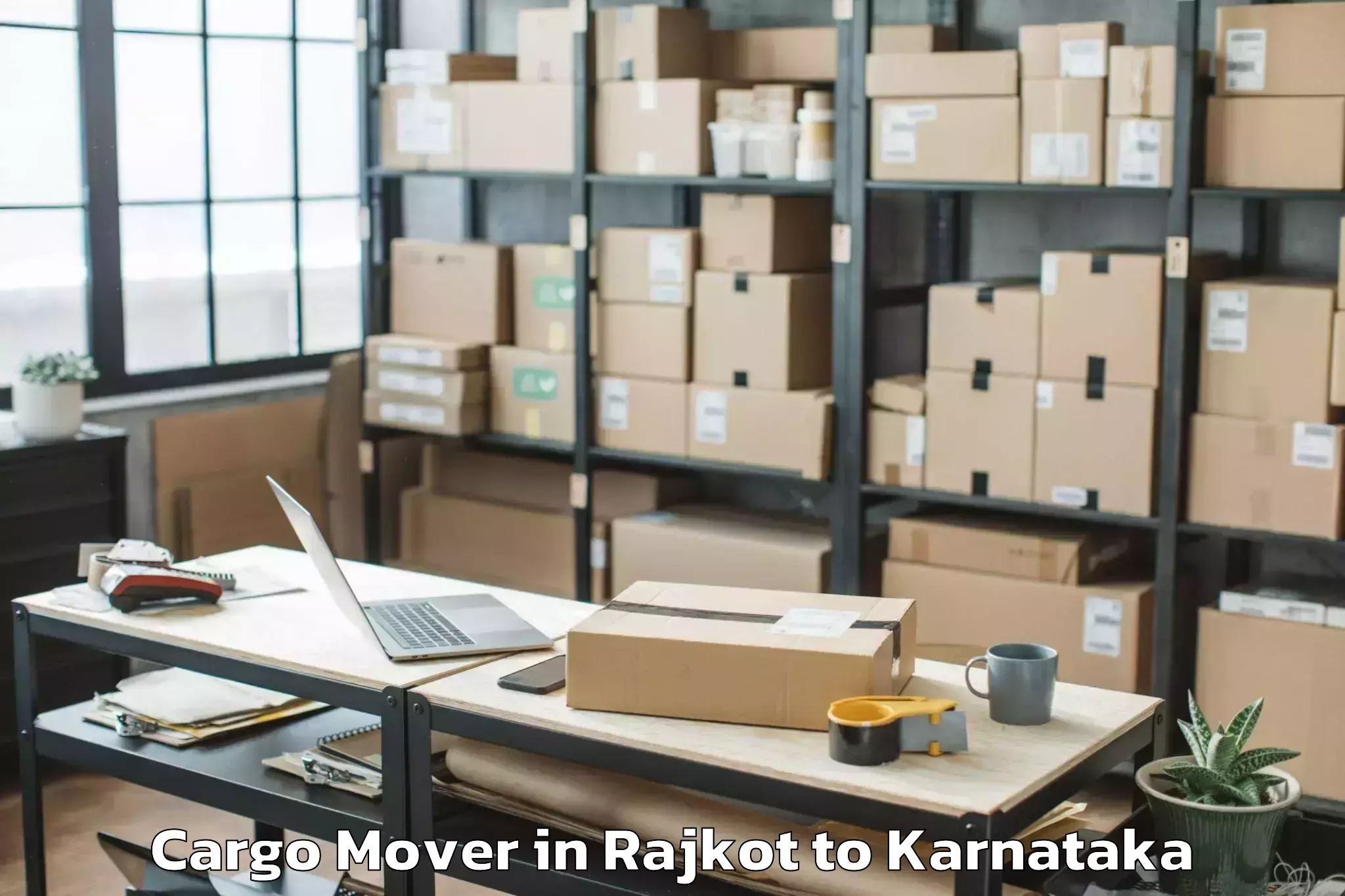 Book Rajkot to Harkur Proper Cargo Mover Online